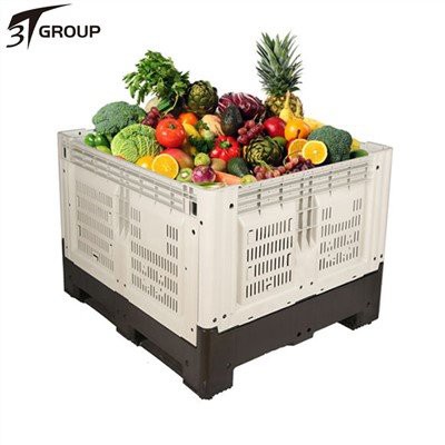Сверхмощный вентилируемый контейнер для фруктовых поддонов
